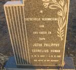 HUMAN Jozua Philippus Cornelius 1907-1981