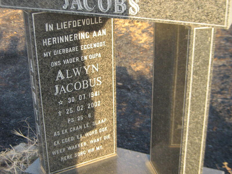 JACOBS Alwyn Jacobus 1941-2002