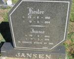 JANSEN Jannie 1949-2016 & Hester 1950-1994