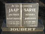 JOUBERT Jacobus Marthinus 1919-1998 & Susara Johanna 1919-2008
