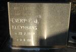 KLEYNHANS Evert P.J. 1958-1985
