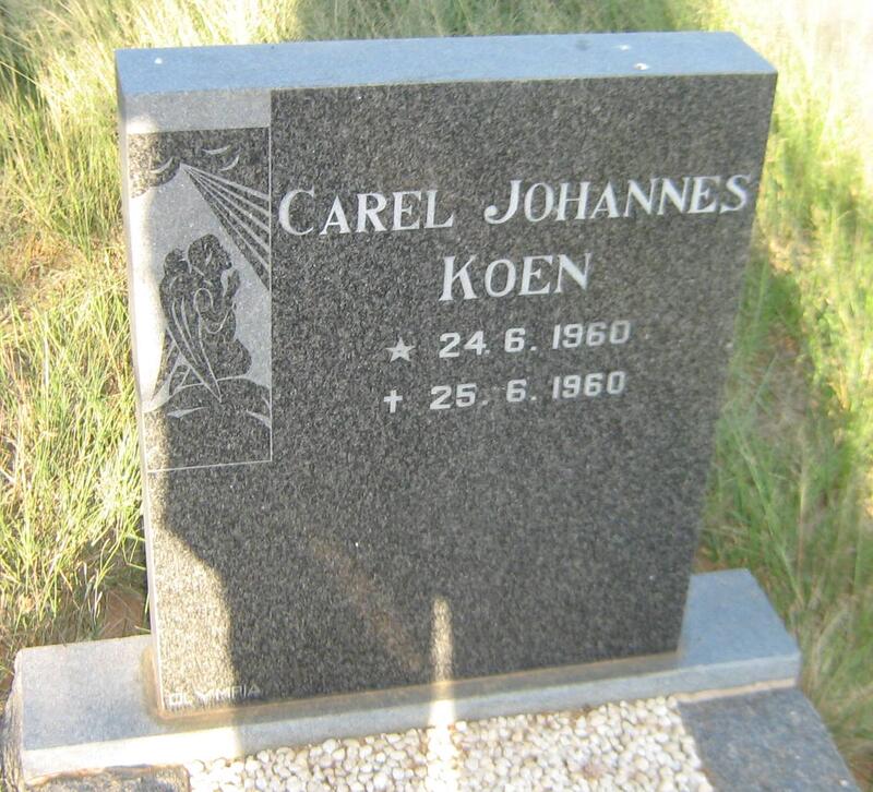 KOEN Carel Johannes 1960-1960