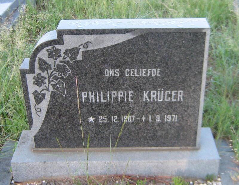 KRUGER Philippie 1907-1971