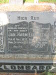 LOMBARD Jan Harm 1870-1957 & Elizabeth J. BESTER 1892-1986