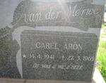 MERWE Carel Aron, van der 1941-1965