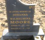 MOORE Johanna Wilhelmina 1922-1999