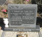 MYBURGH Jacobus Frederik Cornelius 1947-2005 & Magdalena Carolina 1949-