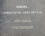 NAGEL Christoffel Gert Petrus 1974-2010