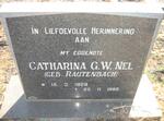 NEL Catharina G.W. nee RAUTENBACH 1929-1980