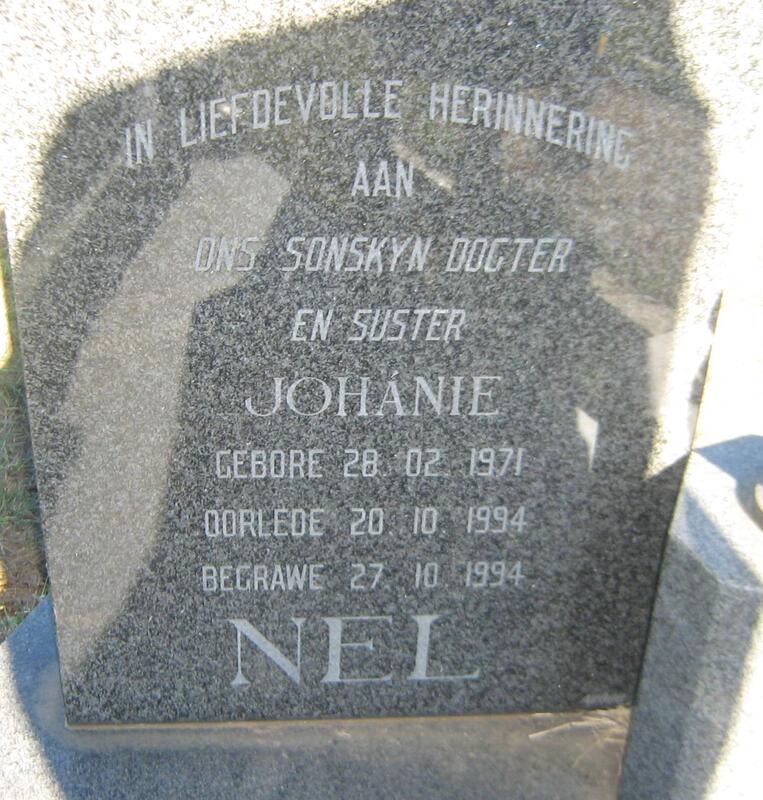 NEL Johanie 1971-1994