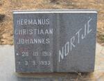 NORTJE Hermanus Christiaan Johannes 1915-1993