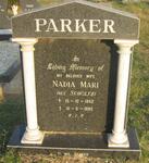 PARKER Nadia Mari nee SCHOLTZ 1952-1992