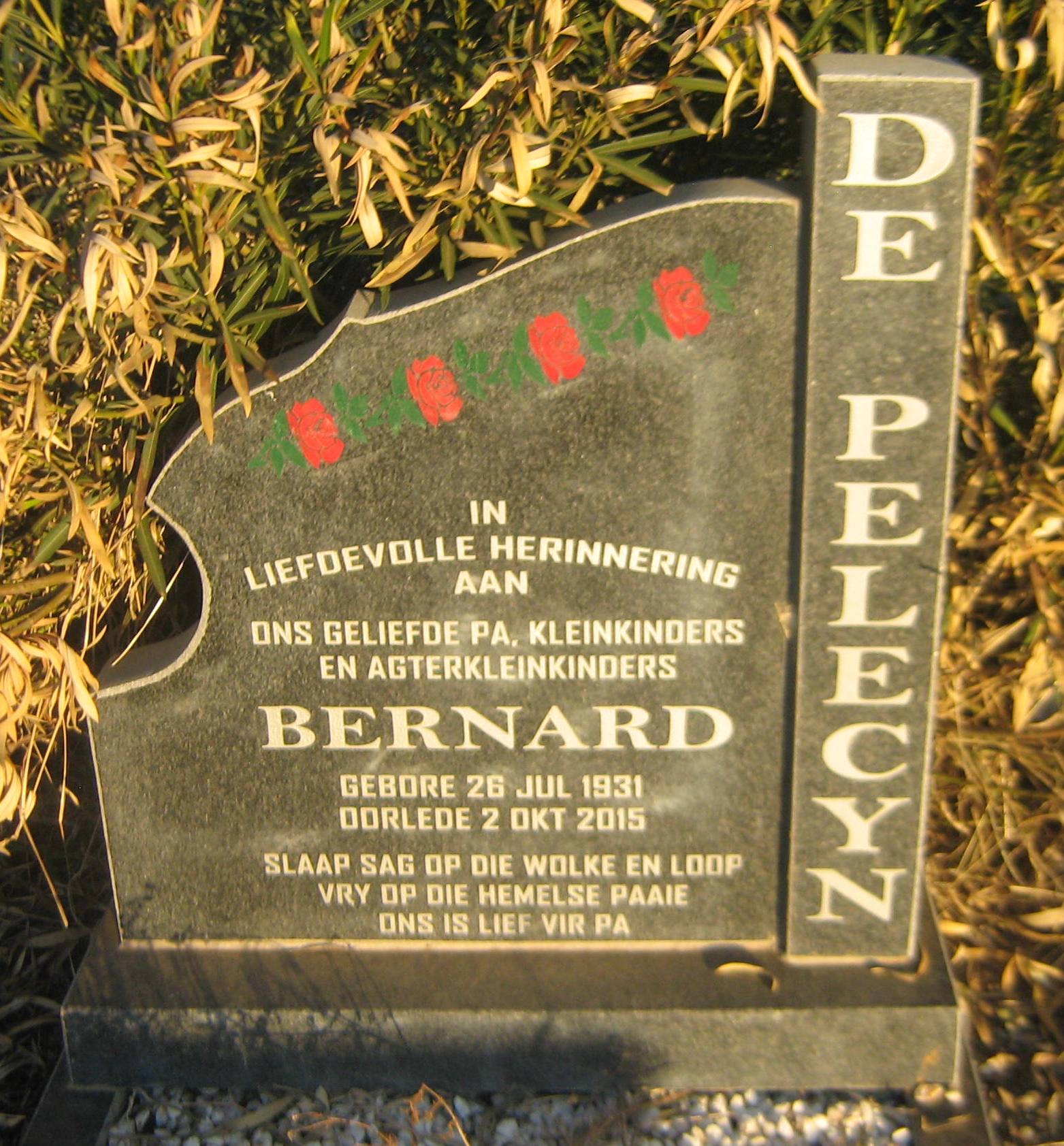 PELECYN Bernard, de 1931-2015