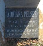 PELSER Adriana 1964-2013