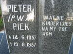 PIEK P.W.A. 1957-1957