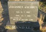 RANDALL Johannes Jacobus 1906-1988