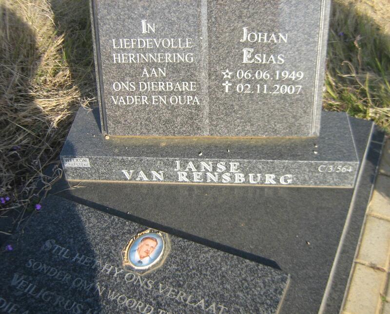RENSBURG Johan Esias, Janse van 1949-2007