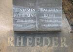 RHEEDER Benjamin Fredeman 1908-2001 & Talitha Kumi 1918-2000