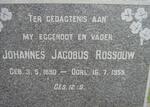 ROSSOUW Johannes Jacobus 1890-1955