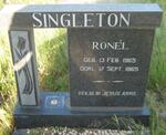 SINGLETON Ronel 1965-1965
