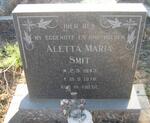 SMIT Aletta Maria 1943-1976