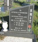 SMIT Aletta Sophia 1929-1997