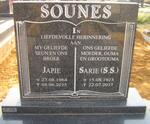 SOUNES S.S. 1923-2017 :: SOUNES Japie 1964-2015