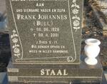 STAAL Frank Johannes 1926-2001