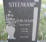 STEENKAMP Alma Susan nee DE BRUYN 1912-1971