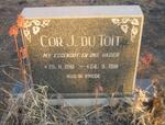 TOIT Cor J., du 1910-1981