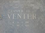 VENTER Casper J.H. 1910-1975