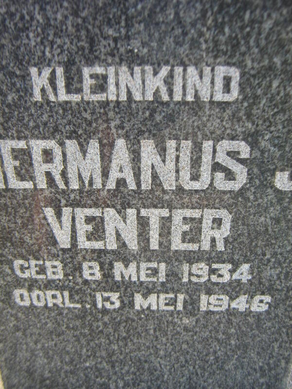 VENTER Hermanus 1934-1946