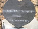 VYVER Hester P., van der nee MAREE 1918-1969