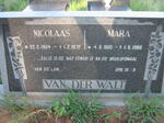 WALT Nicolaas, van der 1904-1972 & Mara 1900-1980
