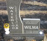 WATERLOO Wilma 1952-2009
