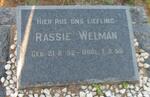 WELMAN Rassie 1952-1955