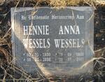 WESSELS Hennie 1930-1998 & Anna 1930-2005