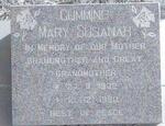 CUMMING Mary Susanah 1902-1990