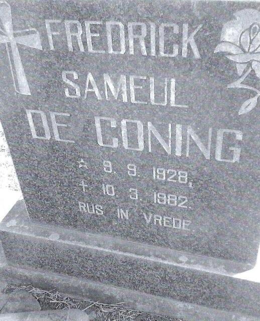 CONING Fredrick Sameul, de 1928-1982