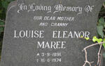 MAREE Louise Eleanor 1891-1974