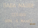 NAUDE Baba -1951