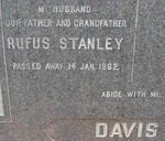DAVIS Rufus Stanley -1962