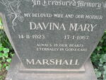 MARSHALL Davina Mary 1923-1967