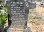 WESTHUIZEN Jan Dietloff, v.d. 1916-1995