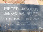 VUUREN Pieter Jakobus, Jansen van 1987-2007