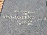 SNYMAN Magdalena J.J. 1900-1985