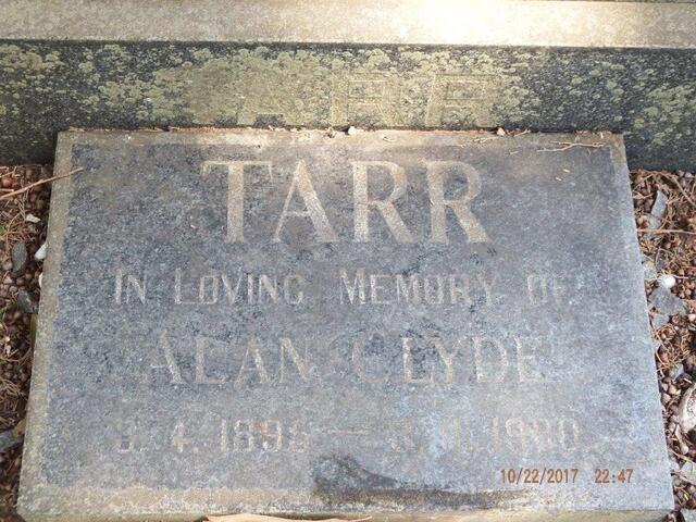 TARR Alan Clyde 1895-1980