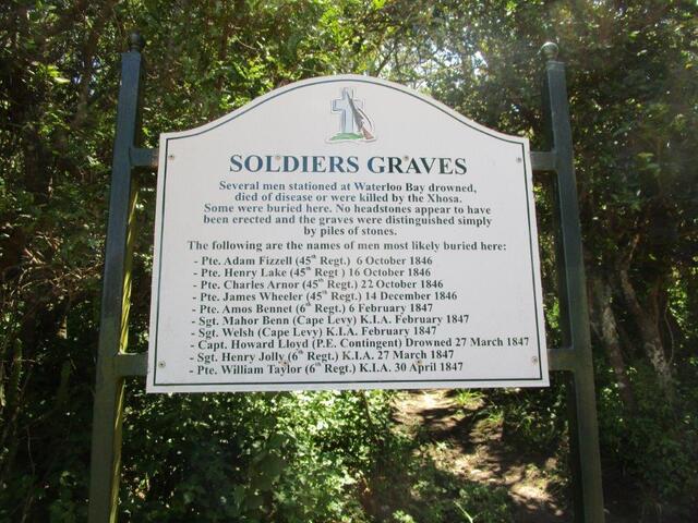 1. Soldiers graves