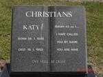 CHRISTIANS Katy 1899-1983