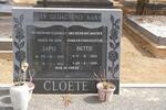 CLOETE Japie 1898-1982 & Bettie 1902-1999